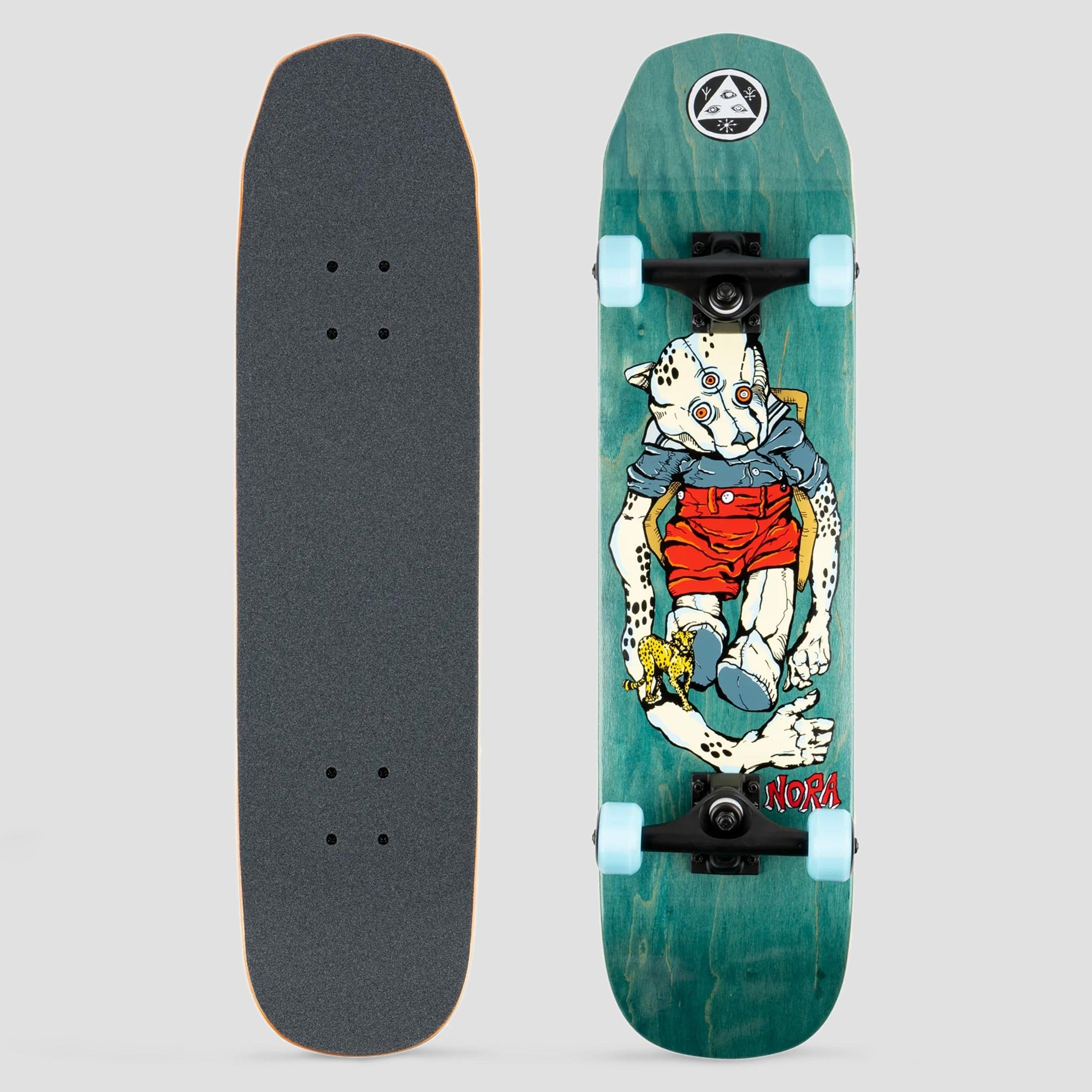 Welcome 7.75 Teddy Complete Skateboard Teal
