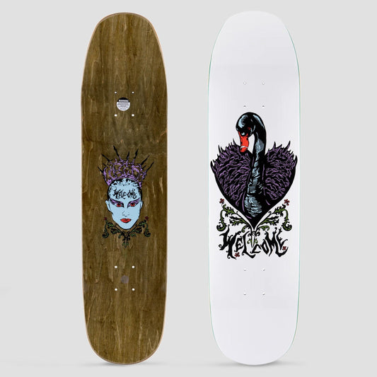 Welcome 8.25 Black Swan on Moontrimmer Skateboard Deck
