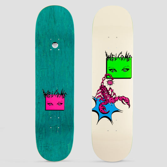 Welcome 8.25 Mace on Evil Twin Skateboard Deck Bone