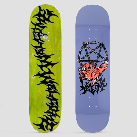 Welcome 8.5 Lil' Owl on Evil Twin Skateboard Deck Dusk