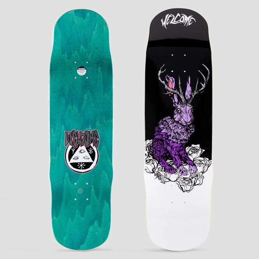 Welcome 8.8 Daniel Vargas Thumper on Effigy Skateboard Deck Black / Foil