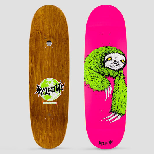 Welcome 9.25 Sloth on Boline Skateboard Deck