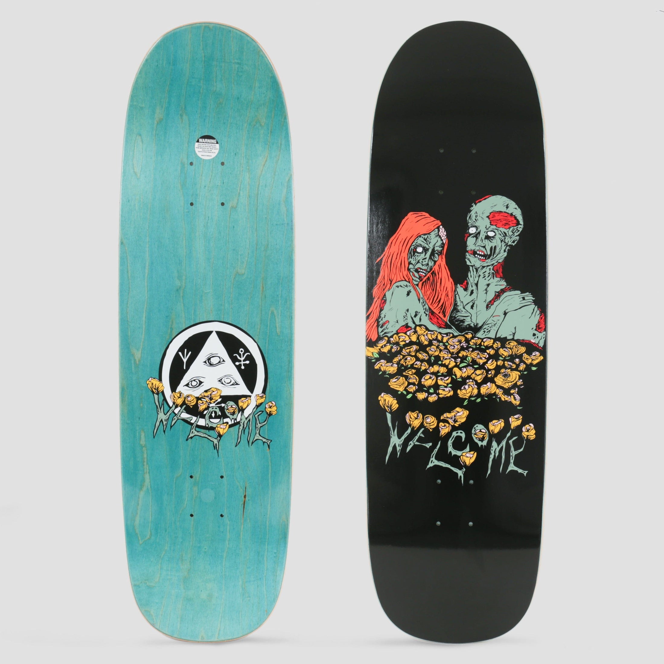 Welcome 9.25 Zombie Love on Boline Skateboard Deck