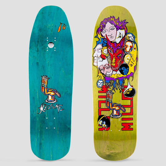 Welcome 9.6 Miller Collage On Gaia Skateboard Deck