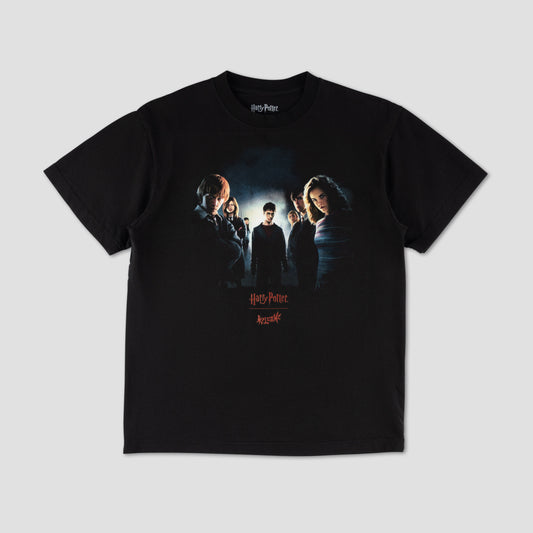 Welcome X Harry Potter Army Boxy T-Shirt Black