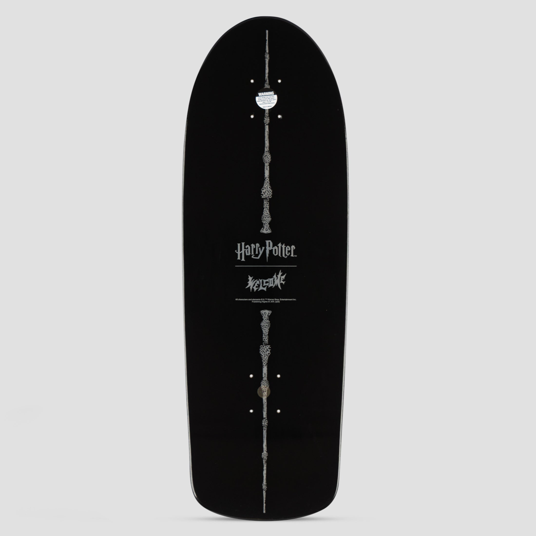 Welcome X Harry Potter 10.125 Dementor Skateboard Deck Black