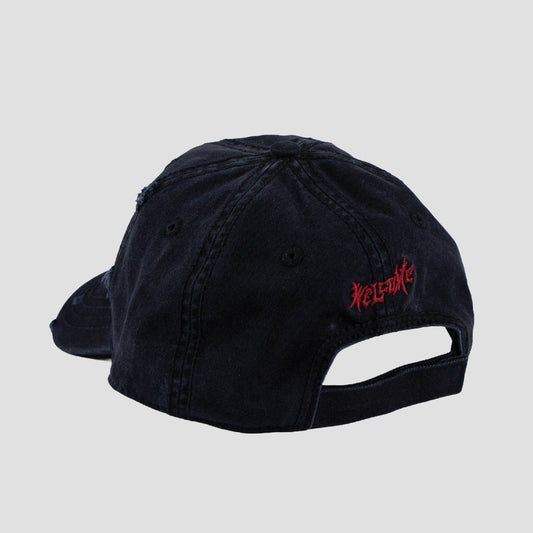 Welcome X Dark Souls You Died Distressed Twill Cap Black