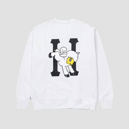 HUF Flocked Classic H Crew