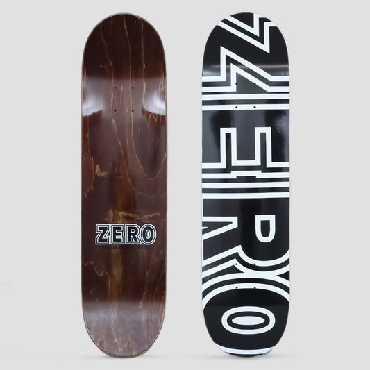 Zero 8 Bold Skateboard Deck Black / White