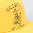 Load image into Gallery viewer, 5Boro Don't Tread Snapback Cap Gold
