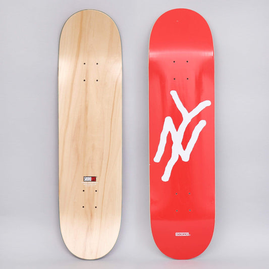 5Boro 8.25 NY Monogram Skateboard Deck Red