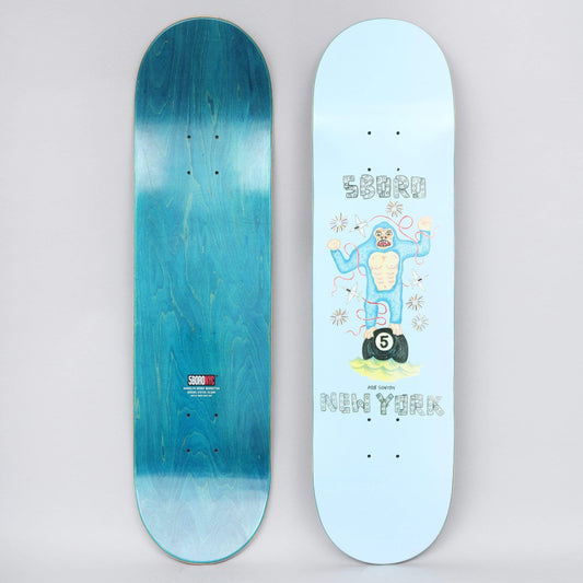 5Boro X Ds 8.25 Rob Ganyon Skateboard Deck Blue