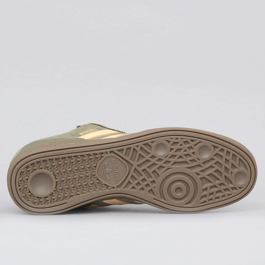 adidas Busenitz Shoes Raw Khaki / Glow Orange / Footwear White