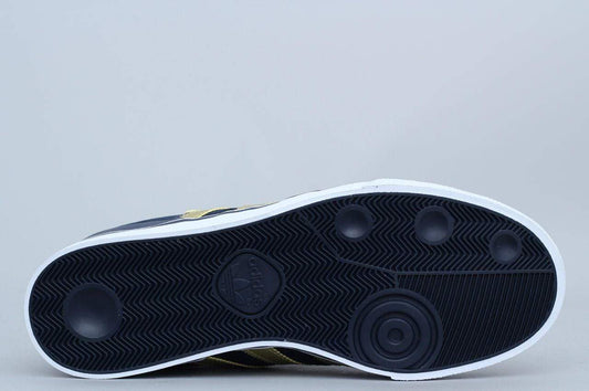 adidas Busenitz Vulc Adv Shoes 10 Year Anniversary Collegiate Navy / Gold / Footwear White