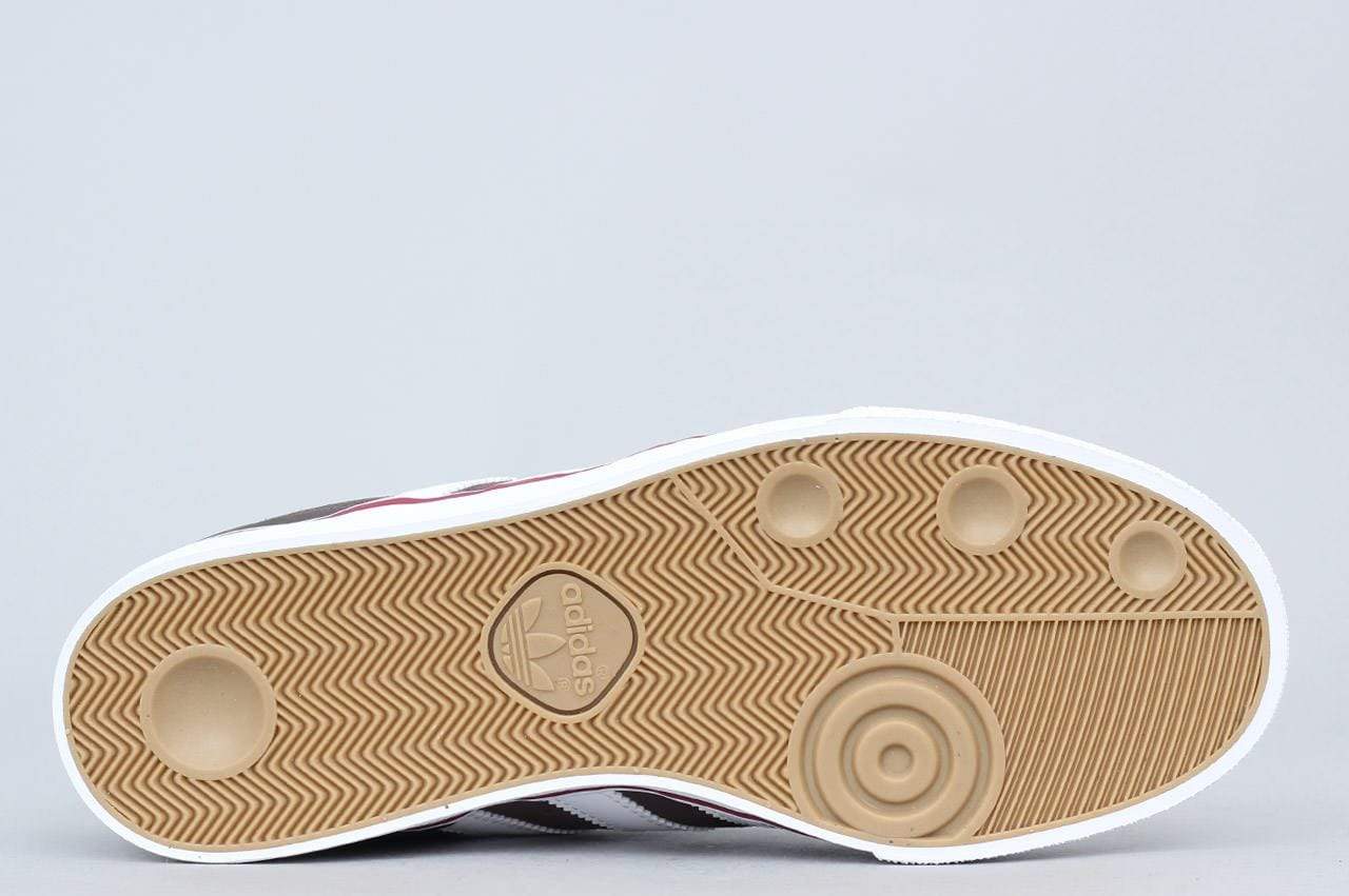 adidas Busenitz Vulc Advance Shoes Brown / Footwear White / Collegiate Burgundy