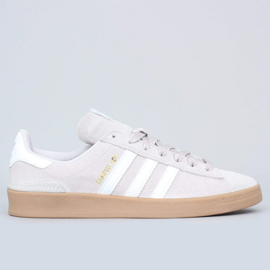 adidas Campus ADV Shoes Grey One  / FTW White / Gold Metallic