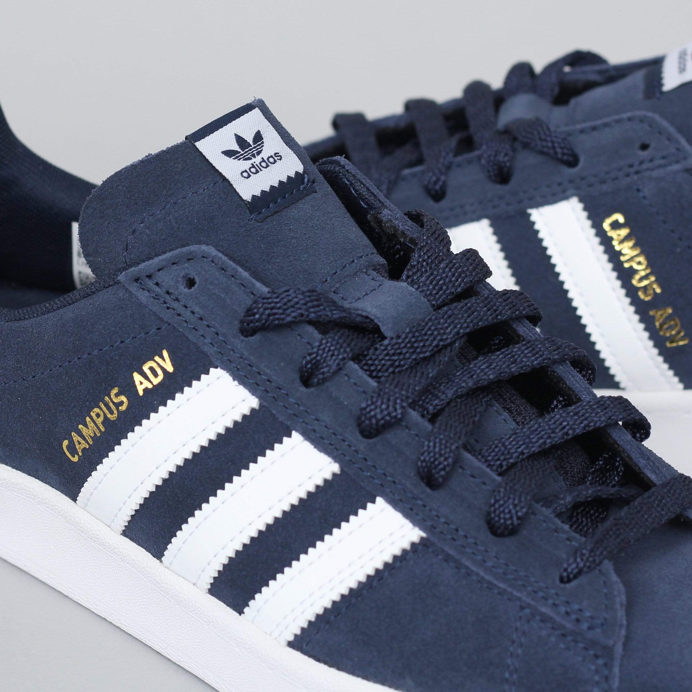 adidas Campus Advance Shoes Collegiate Navy Footwear White