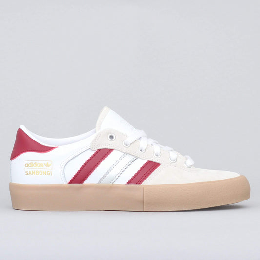 adidas Matchbreak Super X Shin Sanbongi Shoes Footwear White / Collegiate Burgundy / Gum4