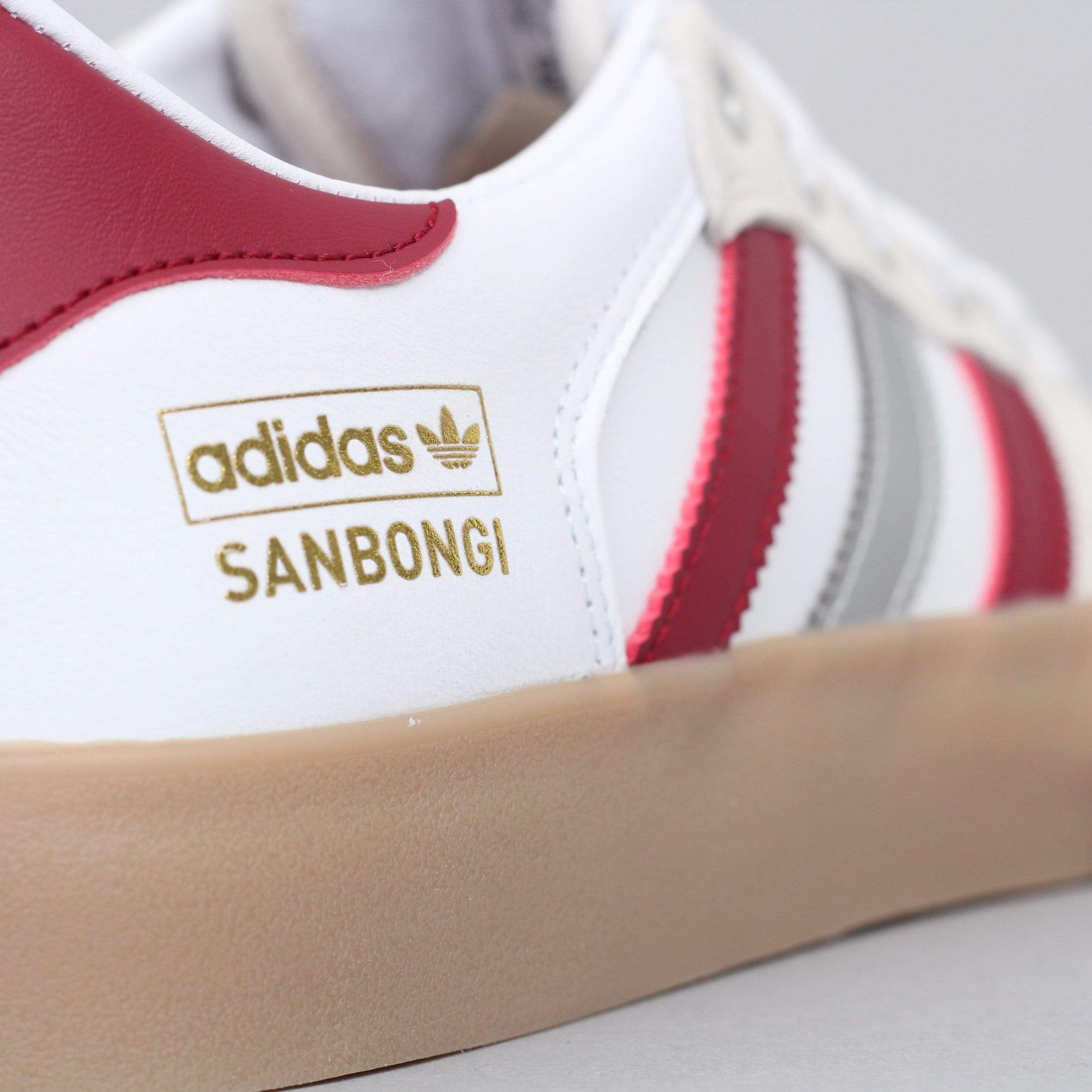 adidas Matchbreak Super X Shin Sanbongi Shoes Footwear White / Collegiate Burgundy / Gum4