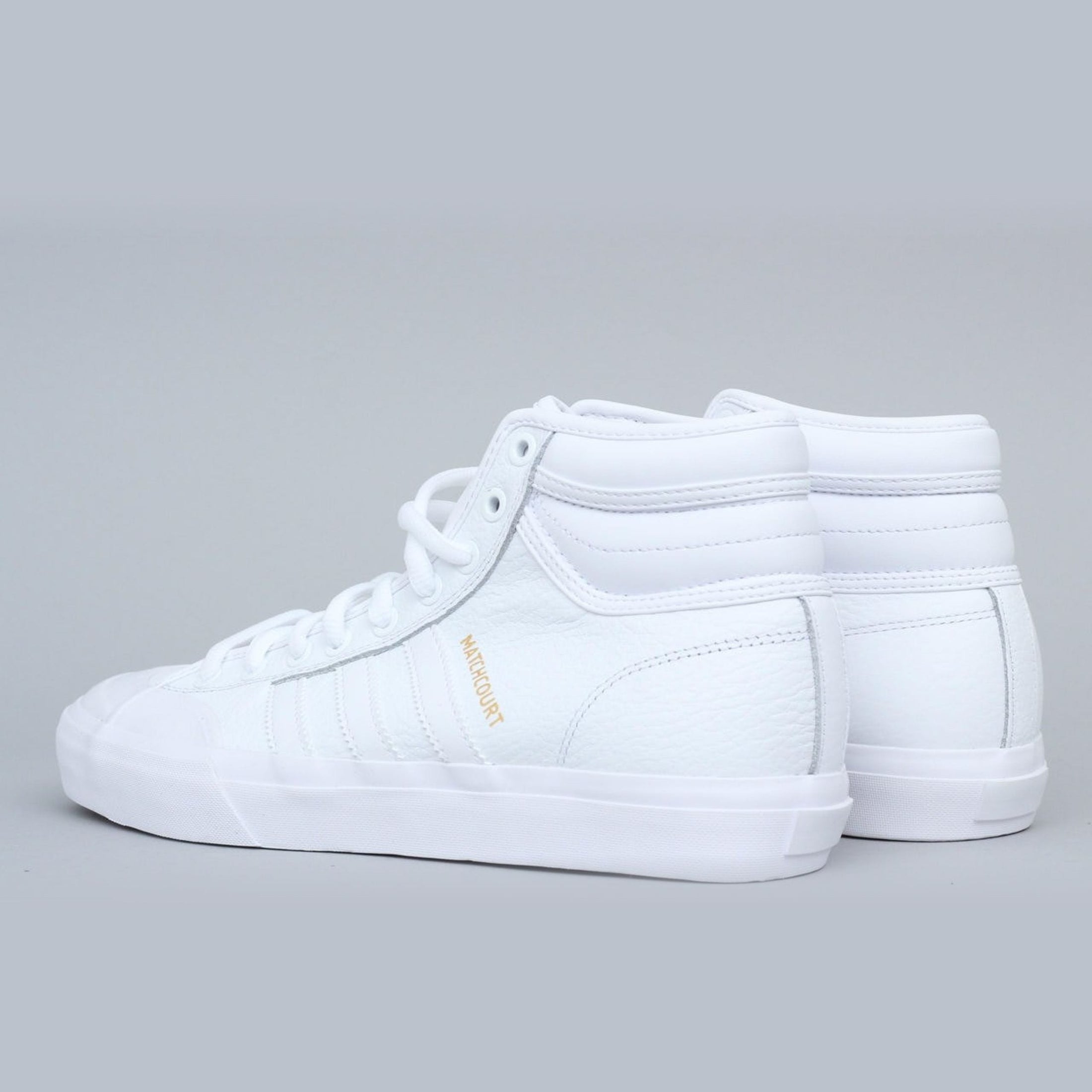 adidas Matchcourt High RX2 Shoes FTWR White / FTWR White / Met Gold