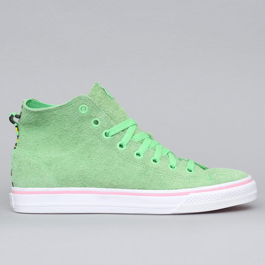 adidas Nizza Hi RFS X Nakel Shoes Spring Green / Footwear White / Light Pink