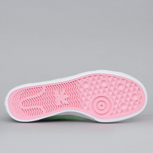 adidas Nizza Hi RFS X Nakel Shoes Spring Green / Footwear White / Light Pink