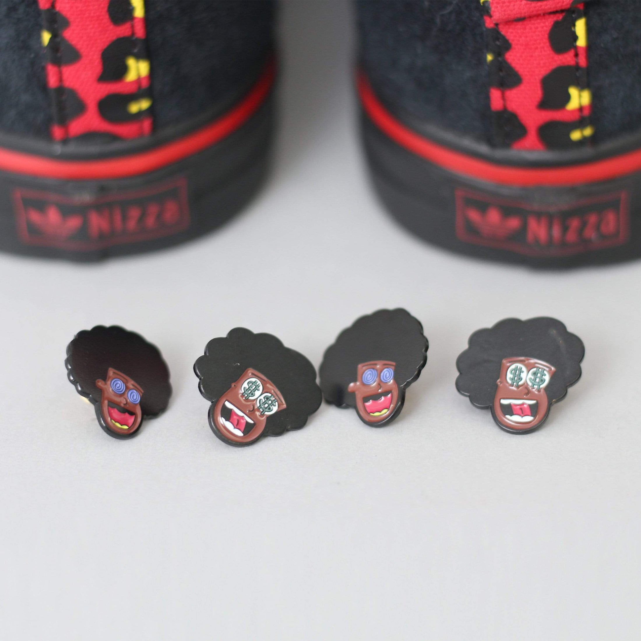 adidas Nizza RFS X Nakel Shoes Core Black / Scarlet / Footwear White