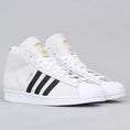 Load image into Gallery viewer, adidas Pro Model Shoes Footwear White / Core Black / Gold Metallic
