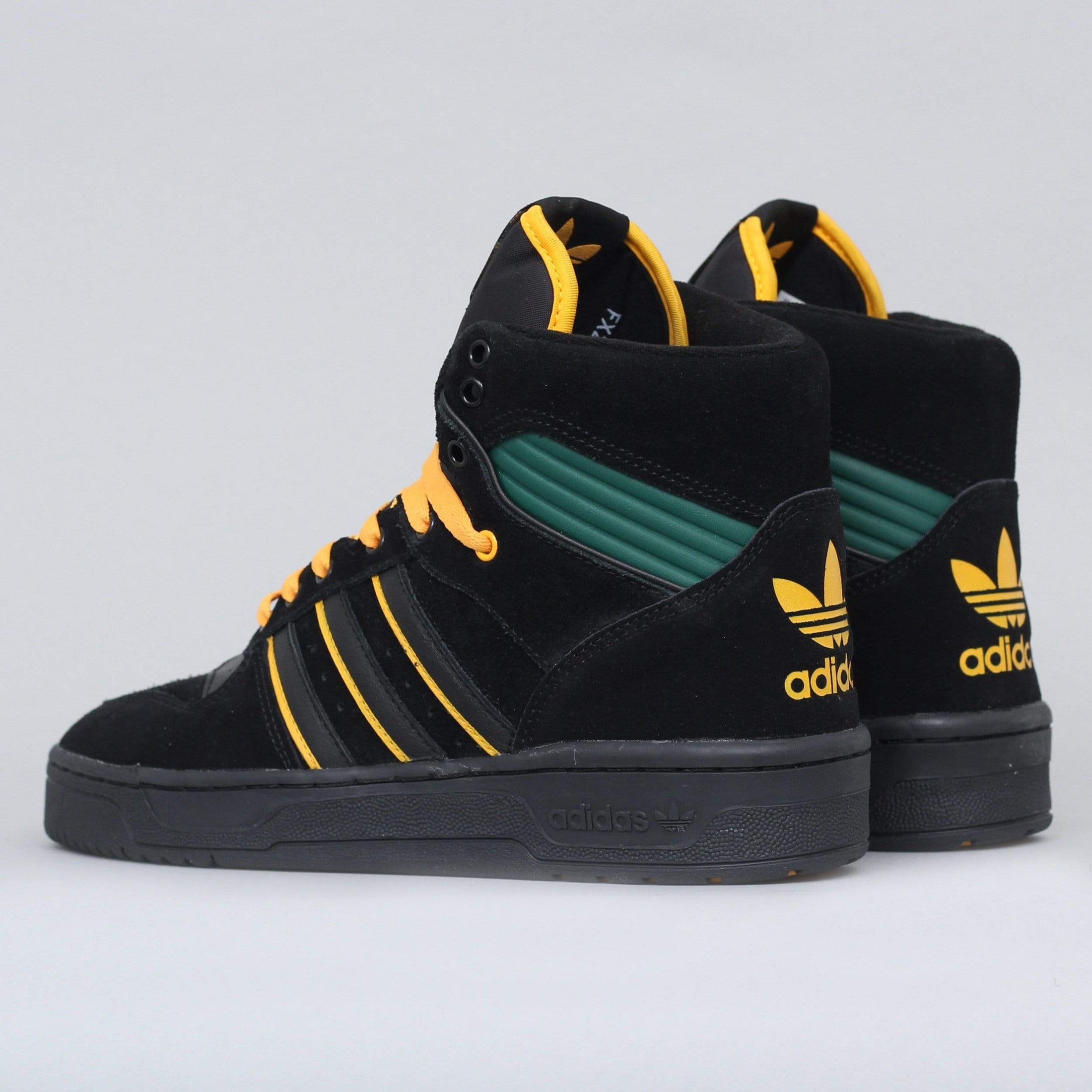 adidas Rivalry Hi OG X Na-Kel Shoes Core Black / Collegiate Gold / Collegiate Green