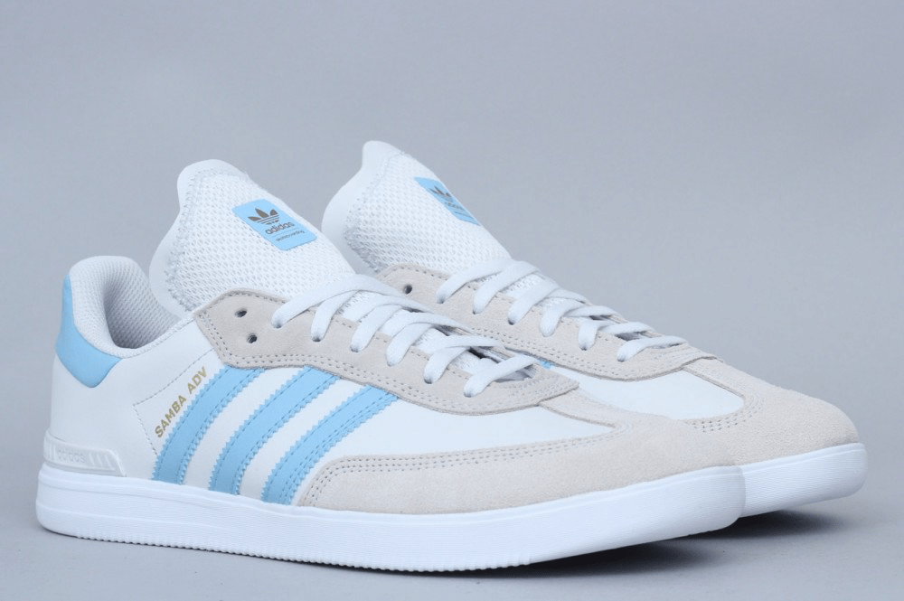 adidas Samba Advance Shoes Crystal White / Clear Blue / Footwear White