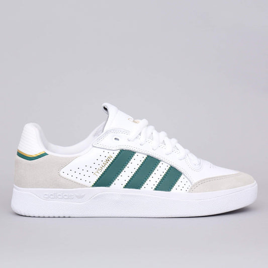 adidas Tyshawn Low Shoes Footwear White / Collegiate Green / Gold Metallic