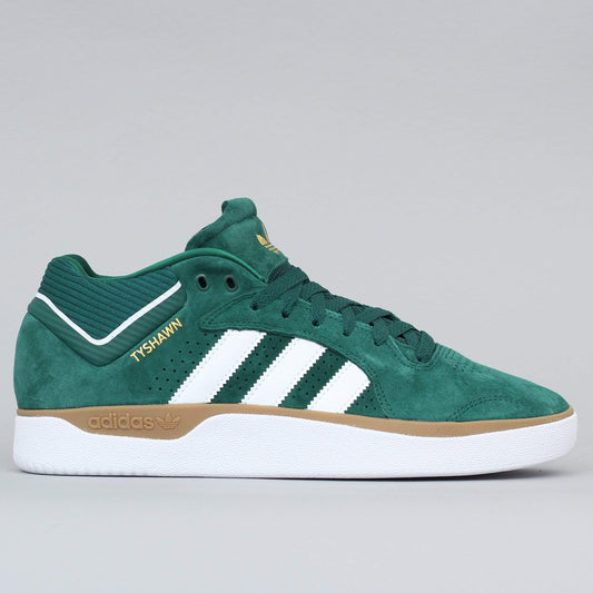 adidas Tyshawn Shoes Collegiate Green / Footwear White / Gum4