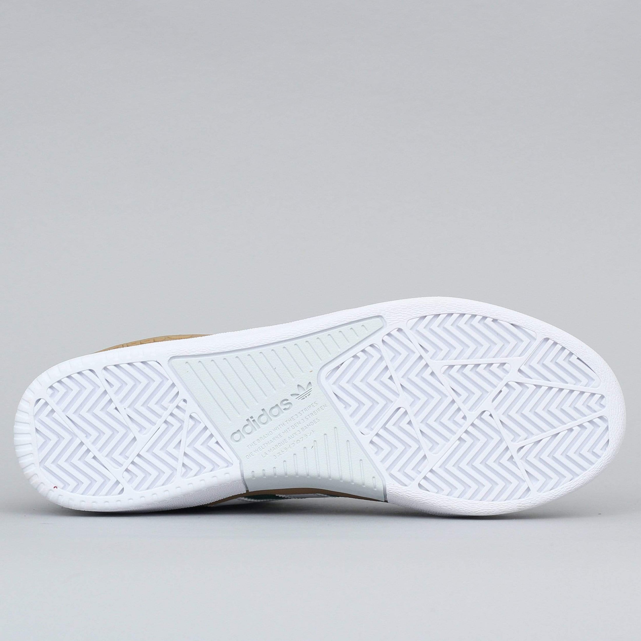 adidas Tyshawn Shoes Collegiate Green / Footwear White / Gum4