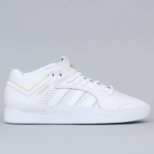 adidas Tyshawn Shoes Footwear White / Footwear White / Gold Metallic