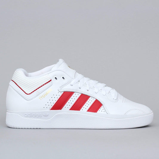 adidas Tyshawn Shoes Footwear White / Scarlet / Footwear White