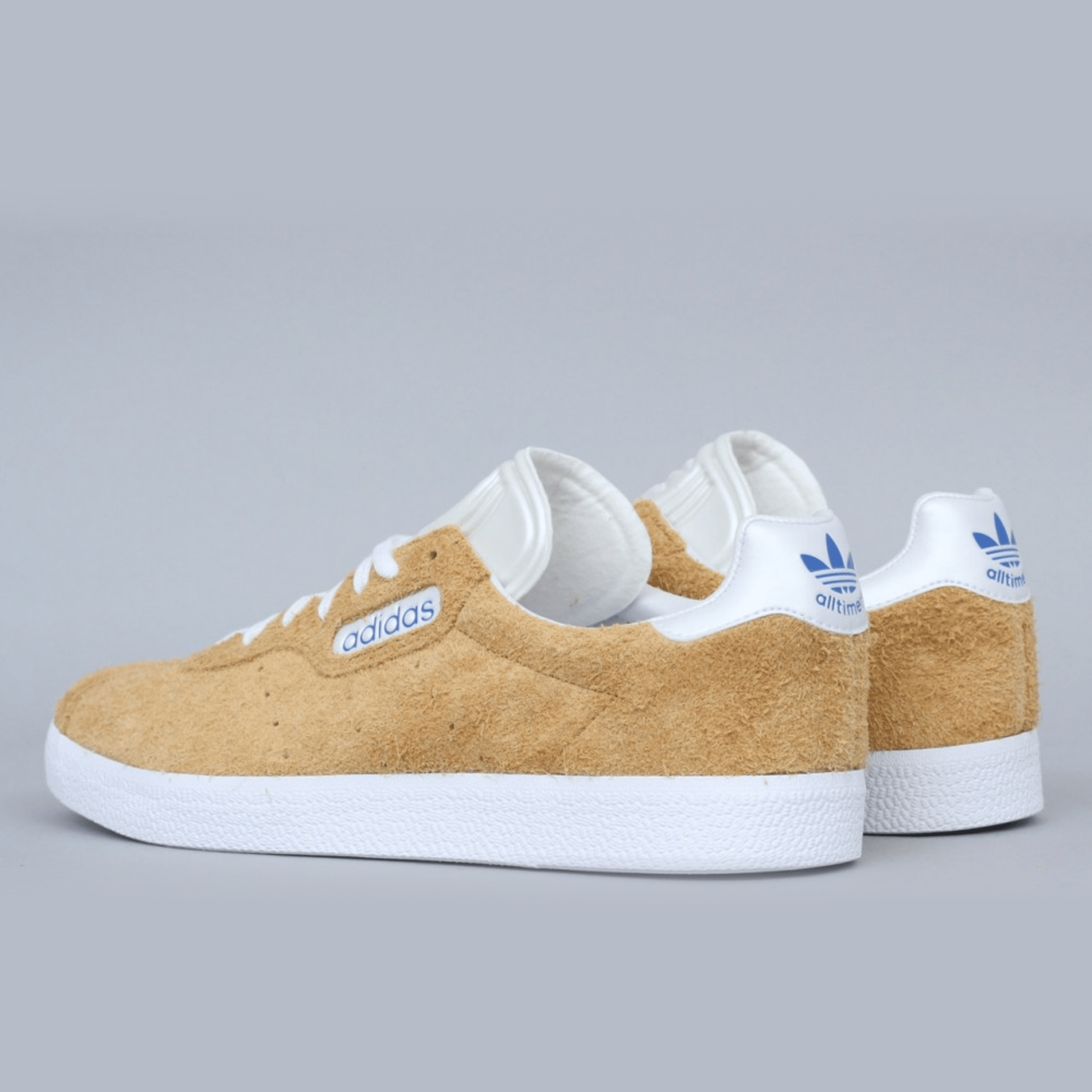 adidas X Alltimers Gazelle Super Skate Shoes Mesa White Blue
