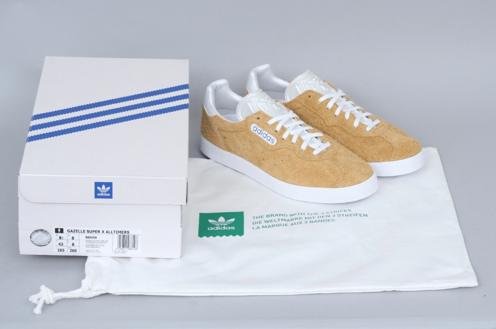 adidas X Alltimers Gazelle Super Shoes Mesa / Chalk White / Blue adidas X Alltimers Gazelle Super Shoes Mesa / Chalk White / Blue