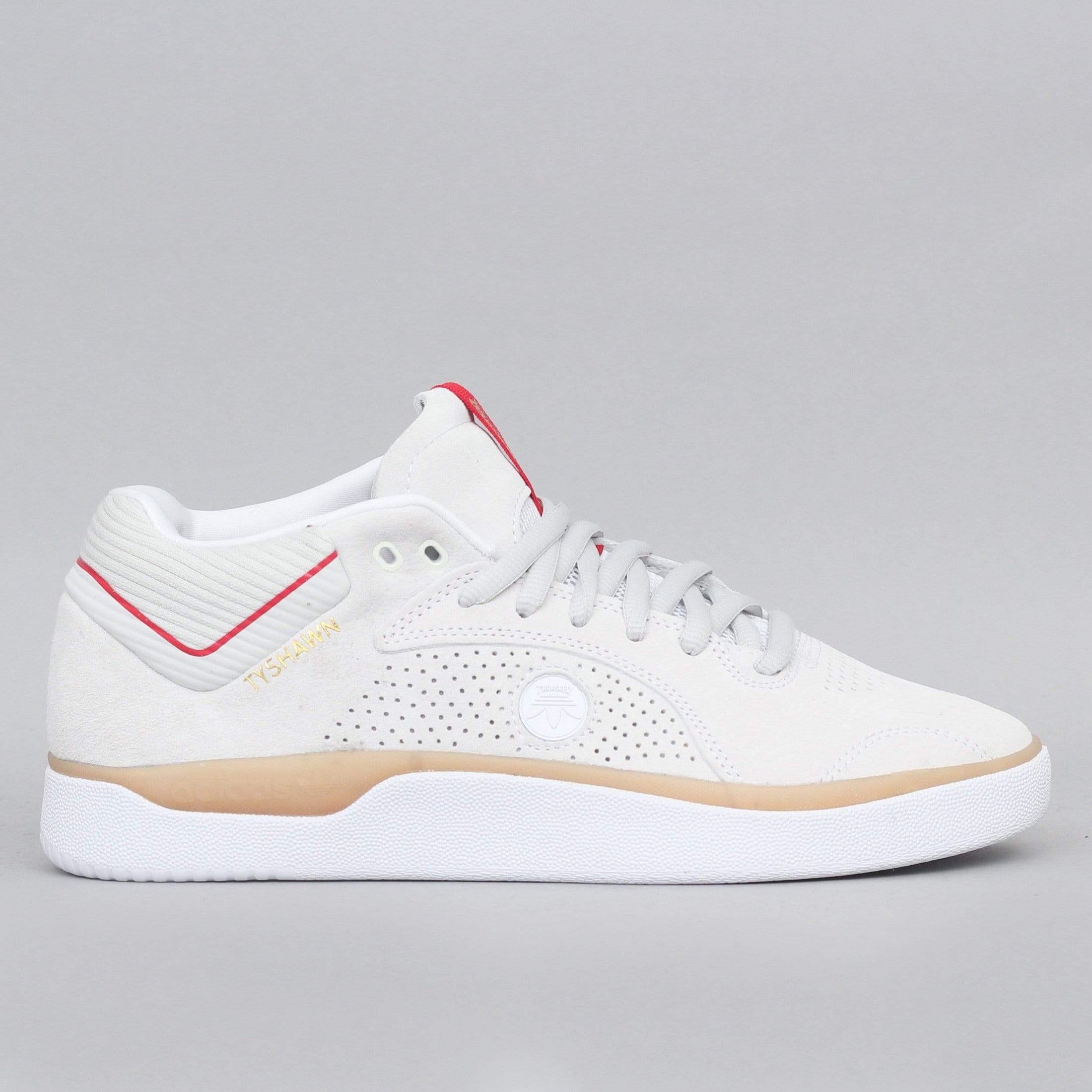 adidas X Thrasher Tyshawn Shoes Footwear White / Scarlet / Gold Metallic