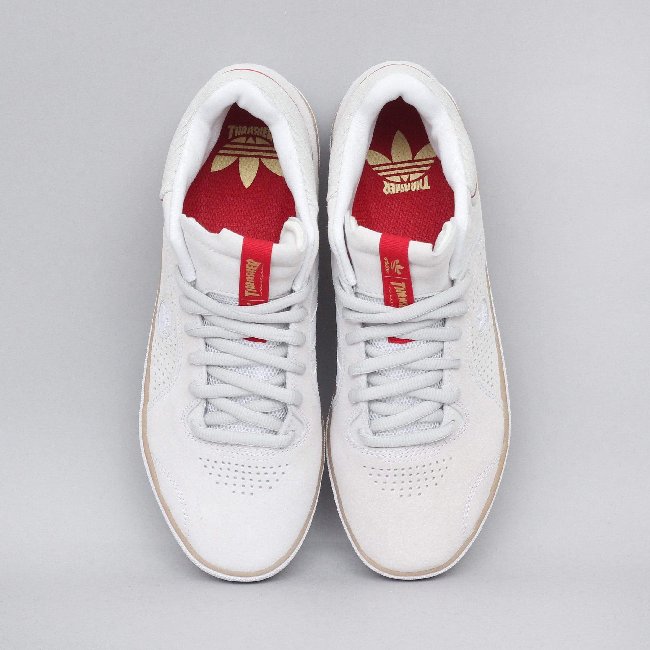 adidas X Thrasher Tyshawn Shoes Footwear White / Scarlet / Gold Metallic