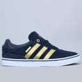 Load image into Gallery viewer, adidas Busenitz Vulc Adv Shoes 10 Year Anniversary Collegiate Navy / Gold / Footwear White
