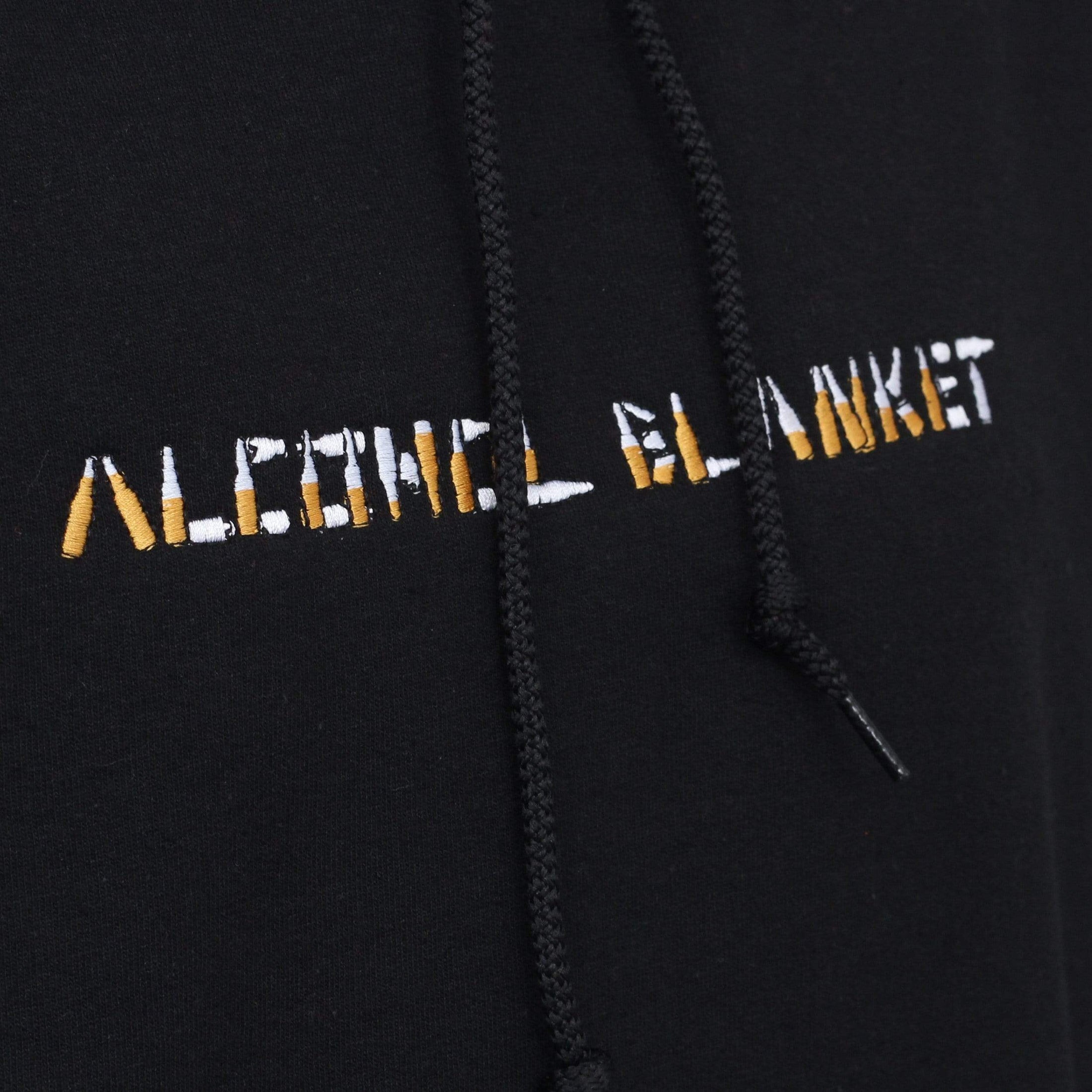 Alcohol Blanket Bottles Hood Black