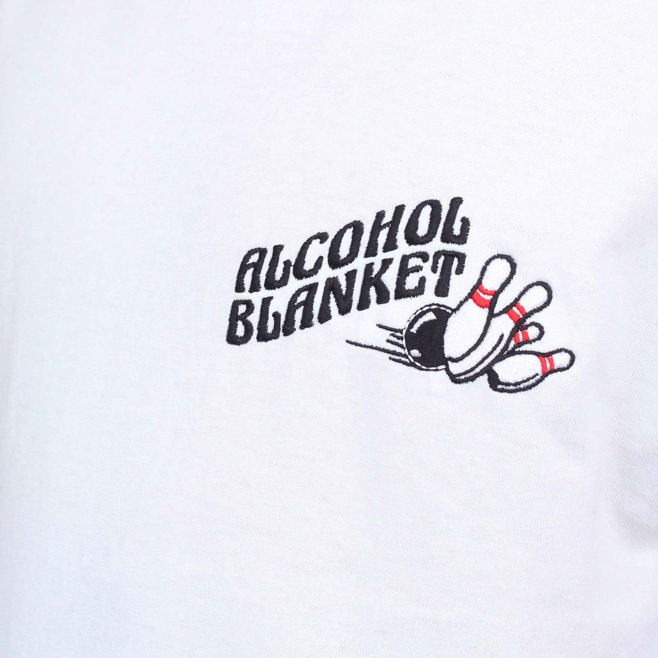 Alcohol Blanket Bowling T-Shirt White