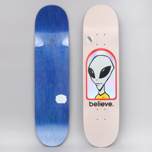 Alien Workshop 7.875 Believe Hologram Skateboard Deck Pink