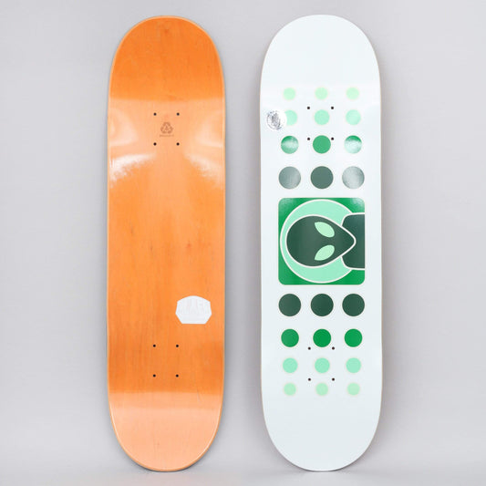 Alien Workshop 8.375 Dot Fade Skateboard Deck White / Green