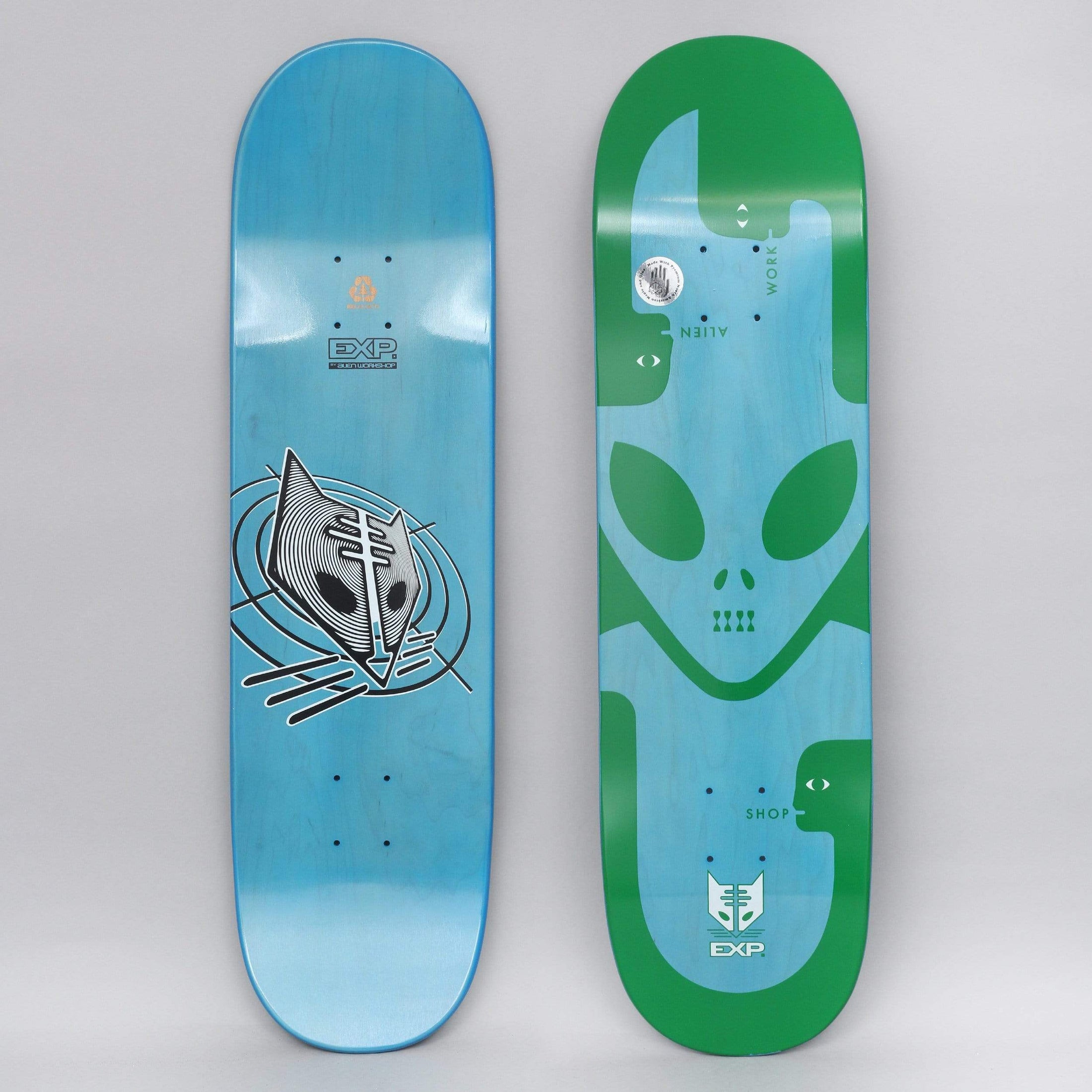 Alien Workshop 8.5 Exp Skateboard Deck Green