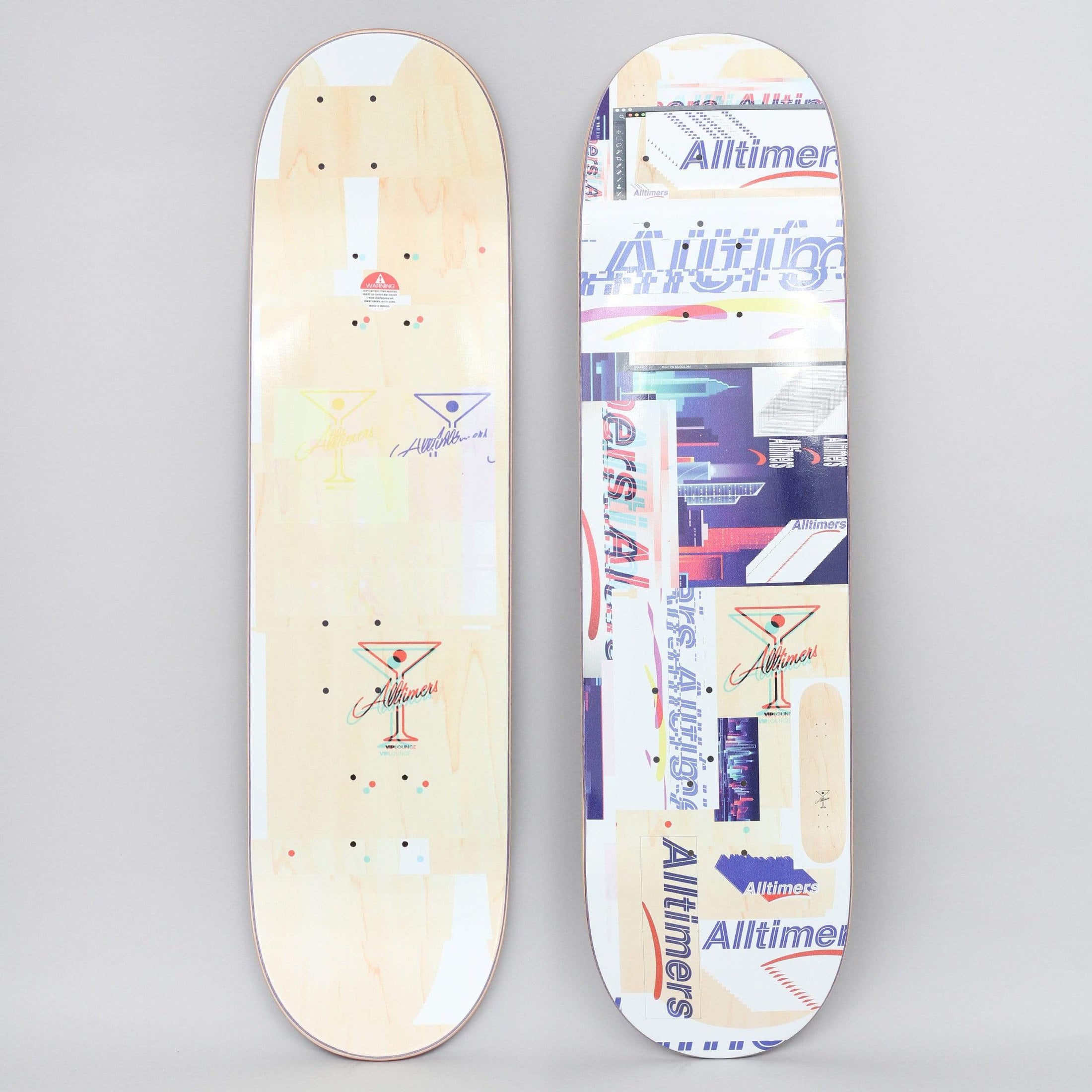 Alltimers 8.25 Glitch Skateboard Deck Natural