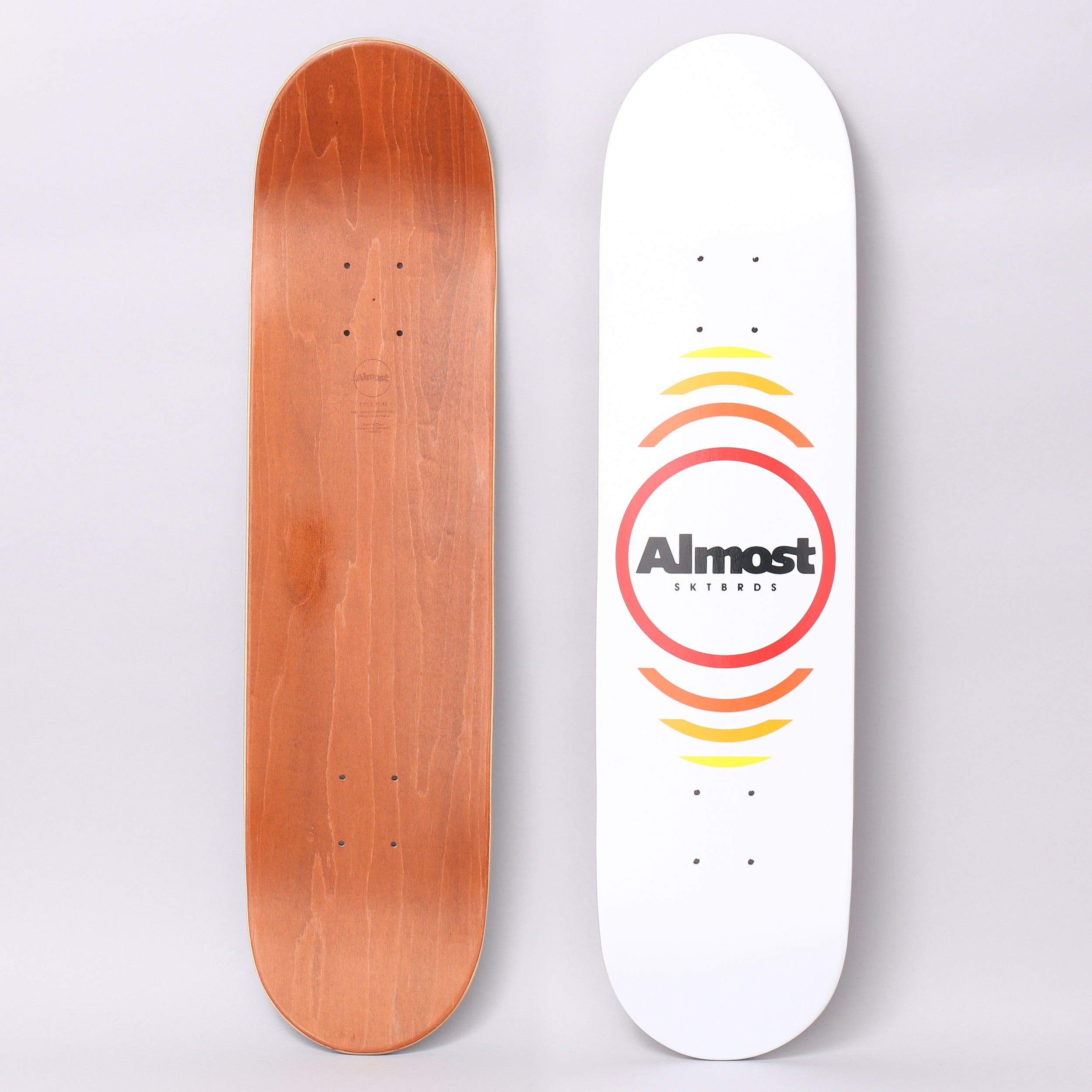 Almost 7.75 Reflex Skateboard Deck White – Slam City Skates