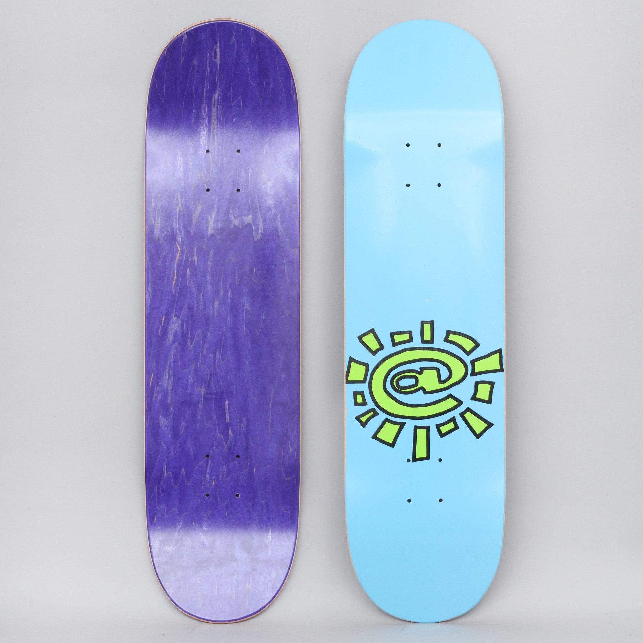 Always 8.375 @Sun Skateboard Deck Blue
