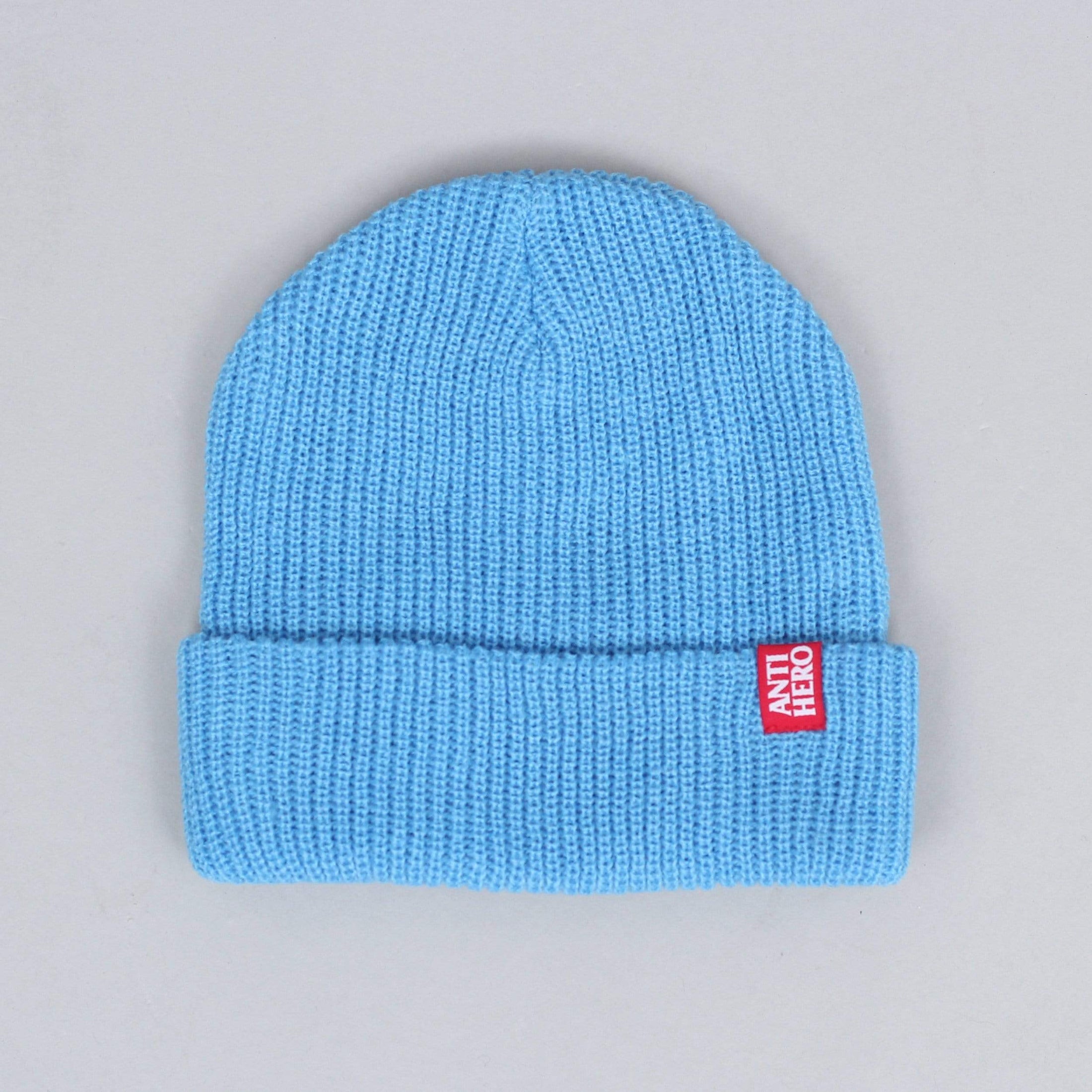 Anti Hero Blackhero Clip Label Beanie Light Blue