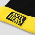 Load image into Gallery viewer, Anti Hero Reserve Patch Beanie Black / Yellow
